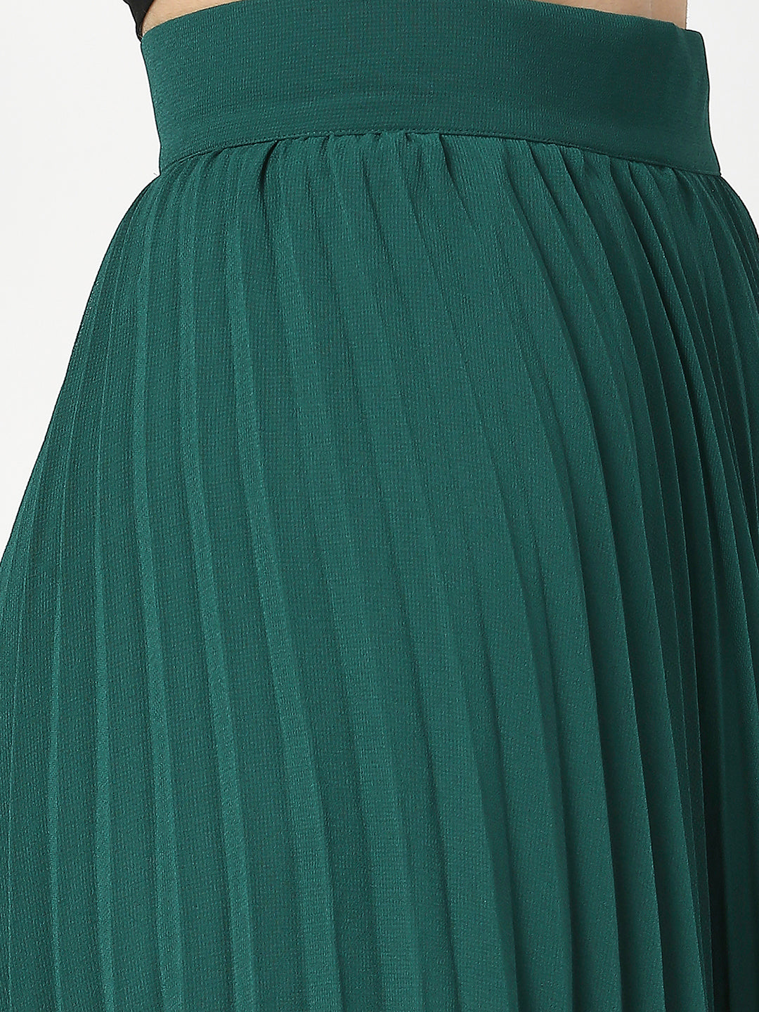 Pleated Midi Skirt