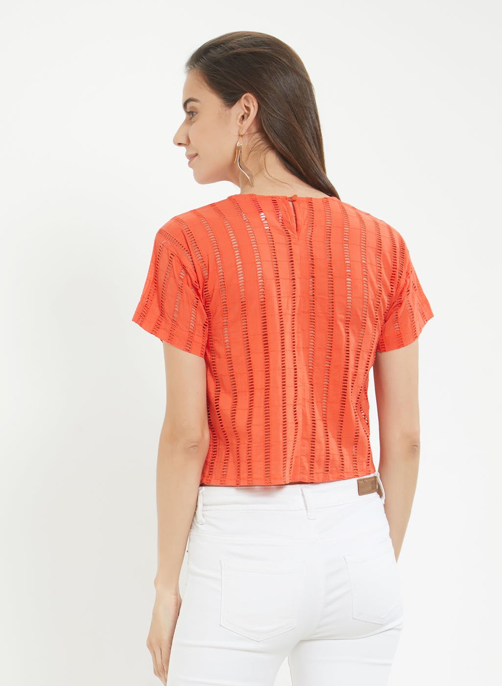 Burnt Orange Top - AaliyaIndia