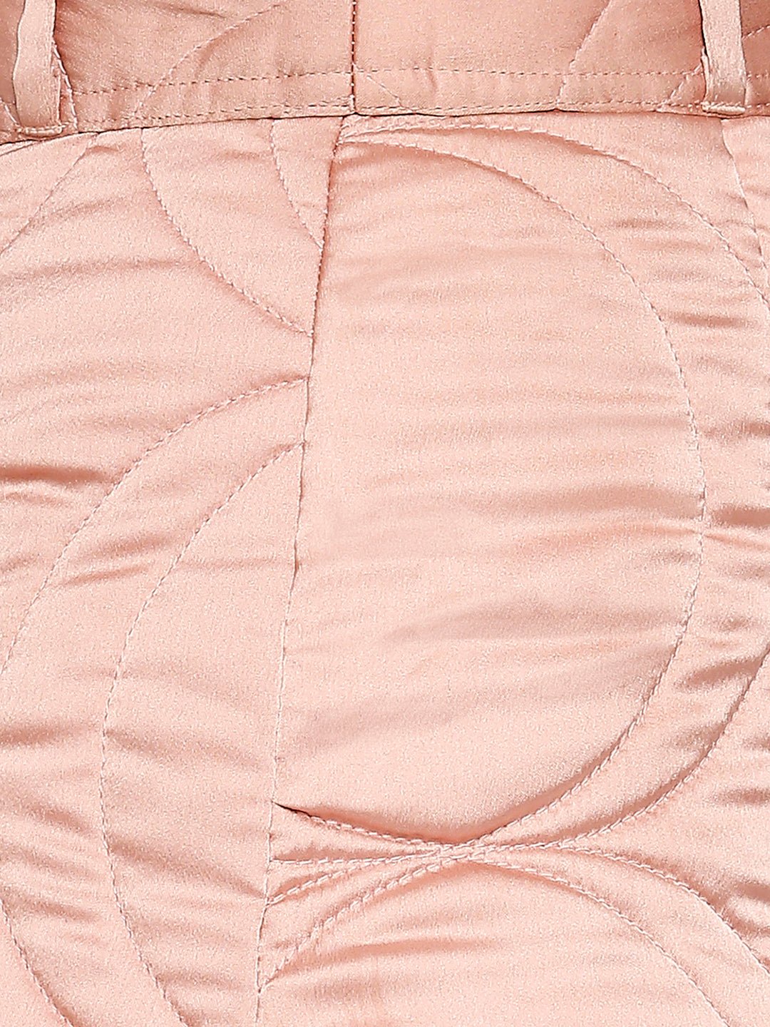 Rose Gold Quilted Skirt - AaliyaIndia